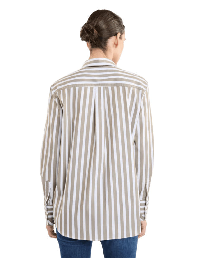 FAY Classic Long-Sleeve Shirt with Embroidered Details