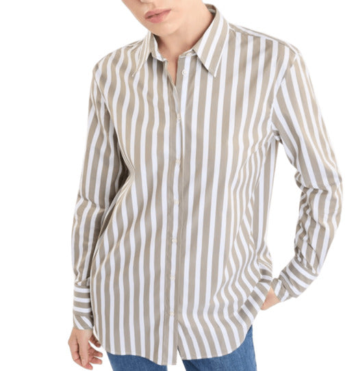 FAY Classic Long-Sleeve Shirt with Embroidered Details