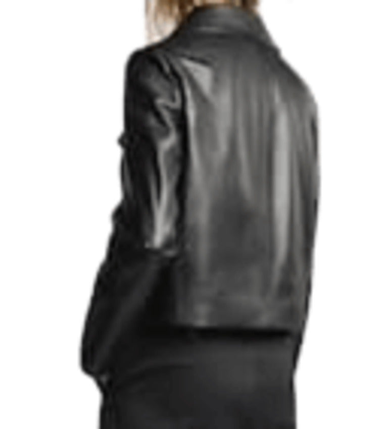 FAY Oversized Collar Jacket with Hook Closure - FW25