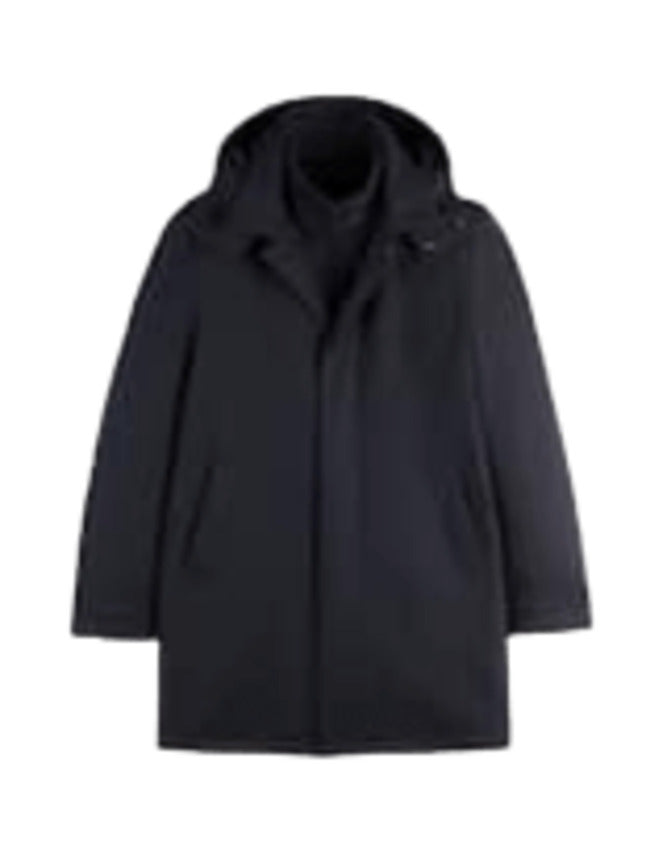 FAY Regular Fit Water-Repellent Jacket with Removable Hood