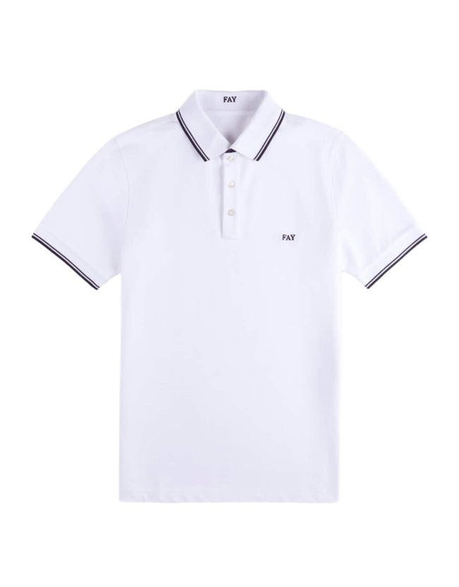 FAY Slim Fit Polo for Men - Spring Summer 25