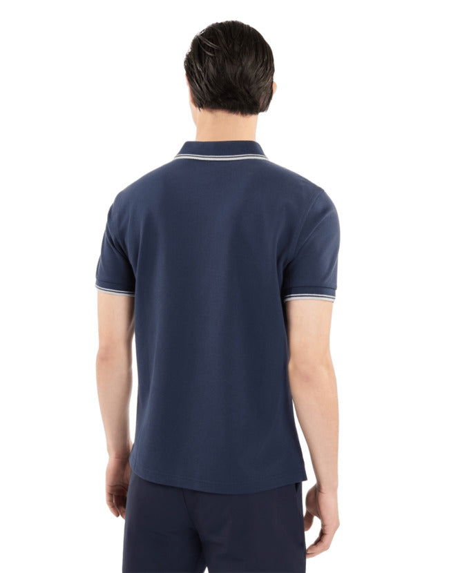 FAY Slim Fit Stretch Polo T-Shirt for Men