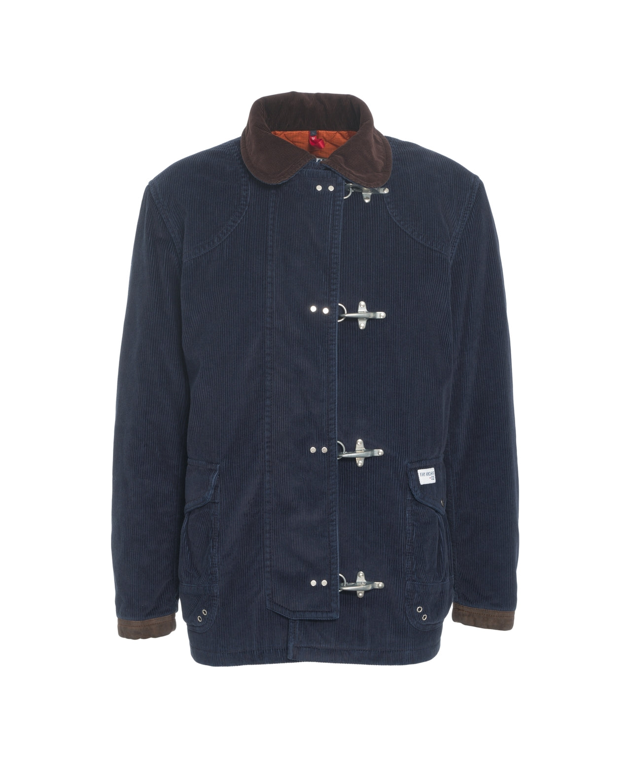 FAY Classic Hook Closure Corduroy Jacket for Men