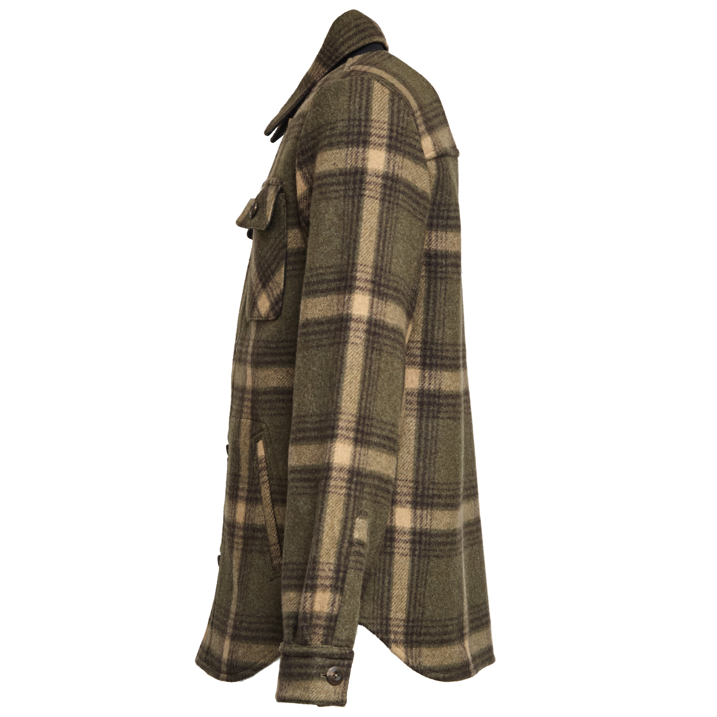FAY Plaid Overshirt Jacket - FW25 Collection