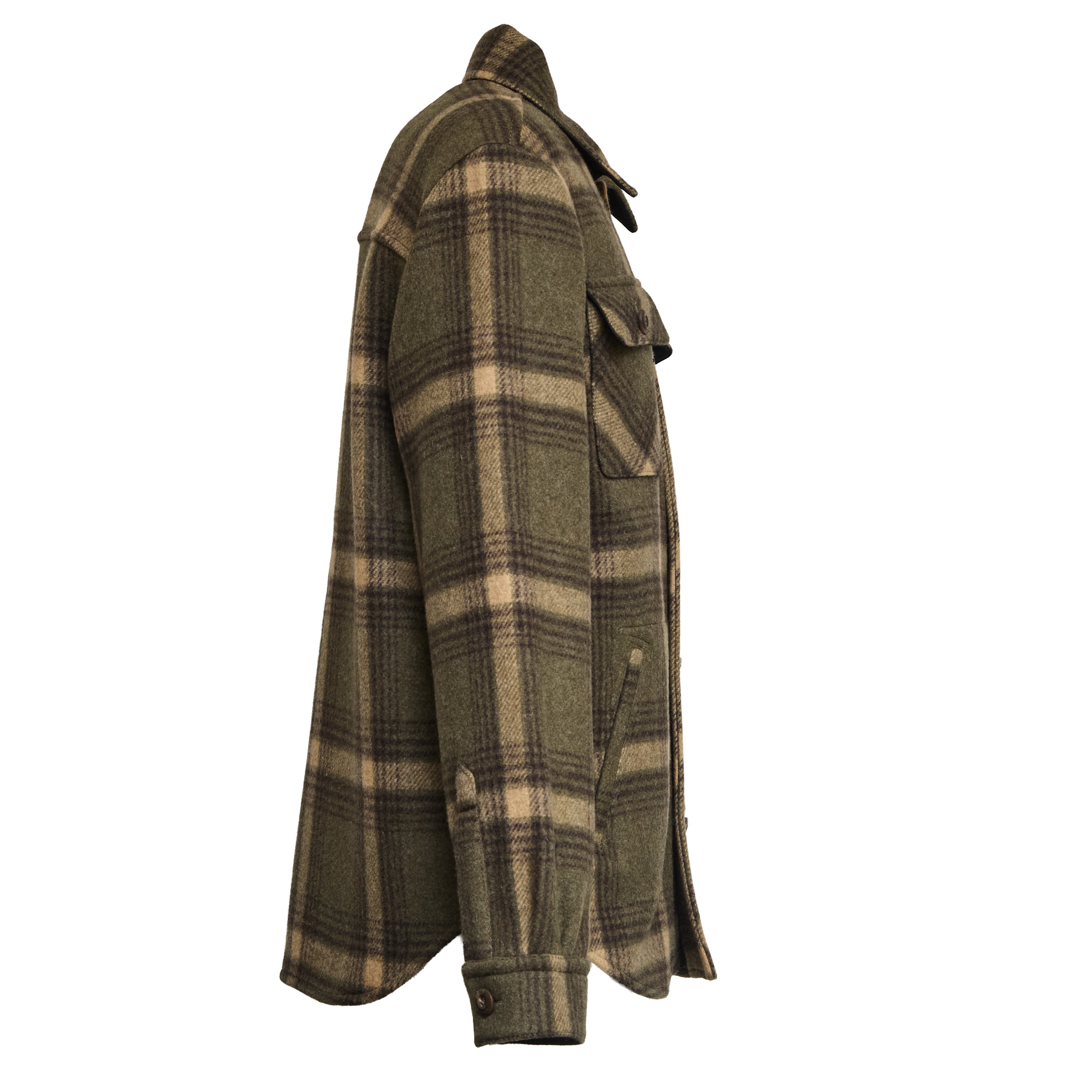 FAY Plaid Overshirt Jacket - FW25 Collection