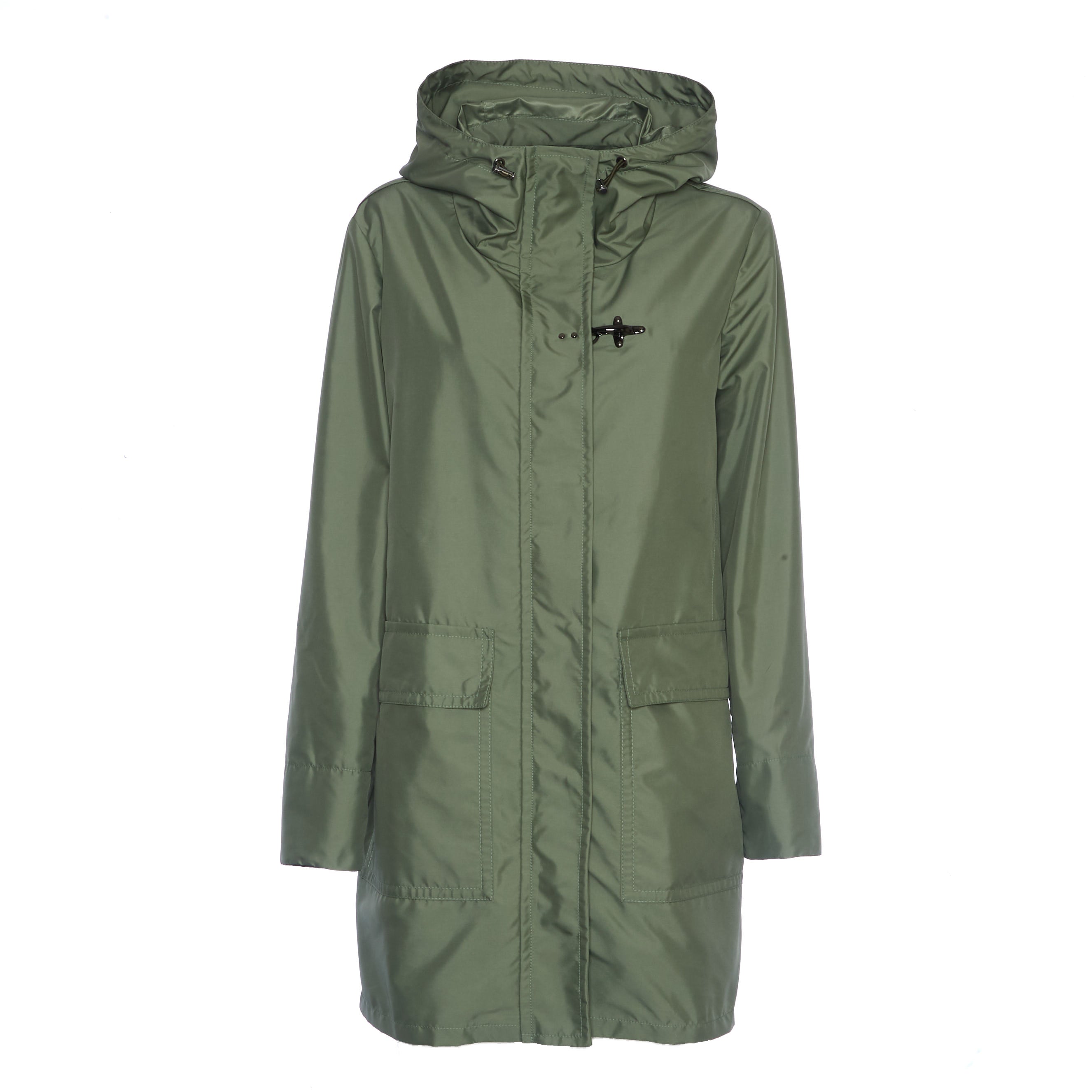 FAY Regular Fit Parka Jacket in Technical Poplin