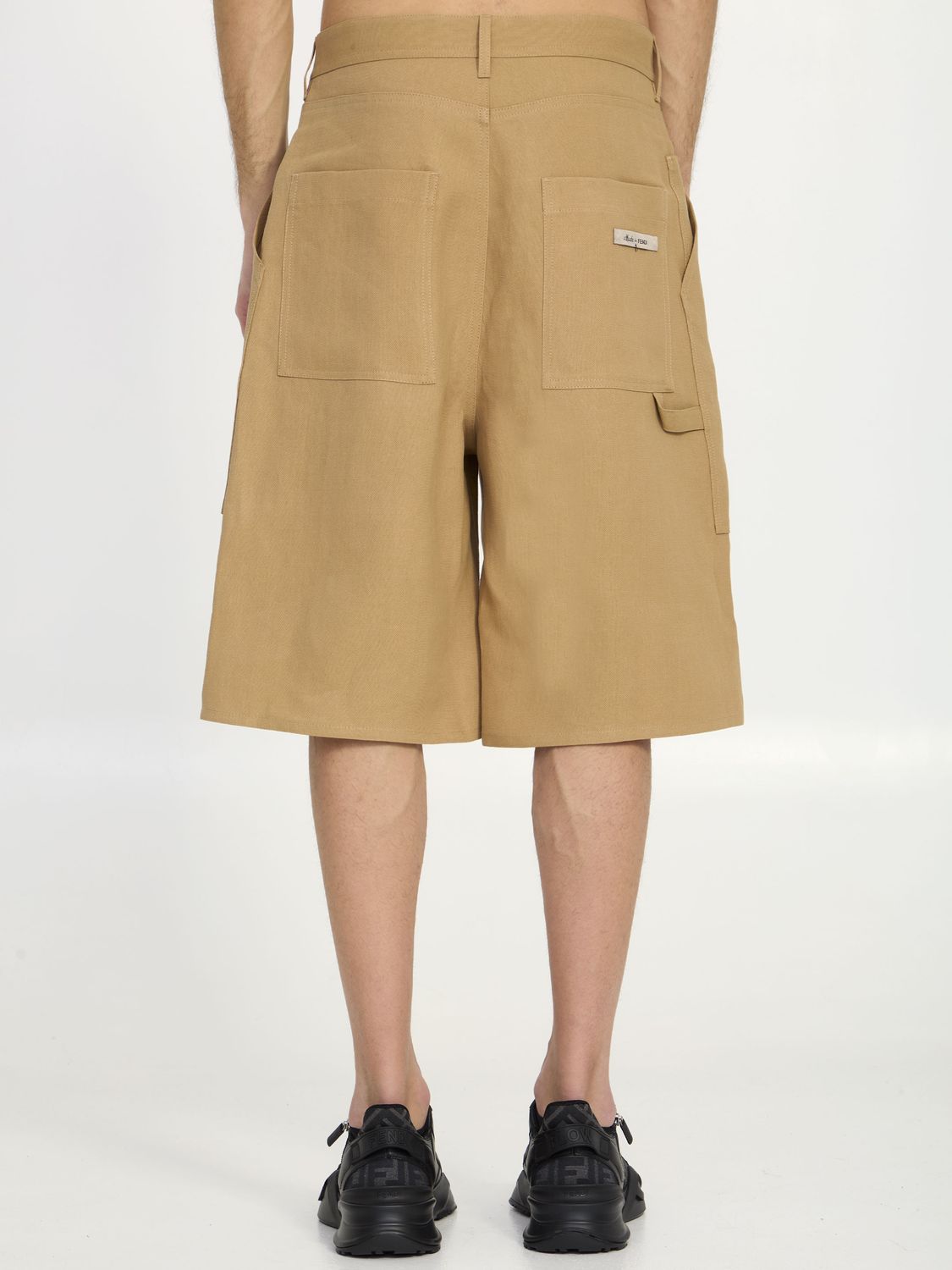 FENDI Men's Paper Bermuda Shorts