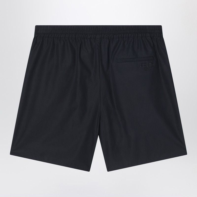 FENDI Heavy Cotton Bermuda Shorts for Men - SS25 Collection