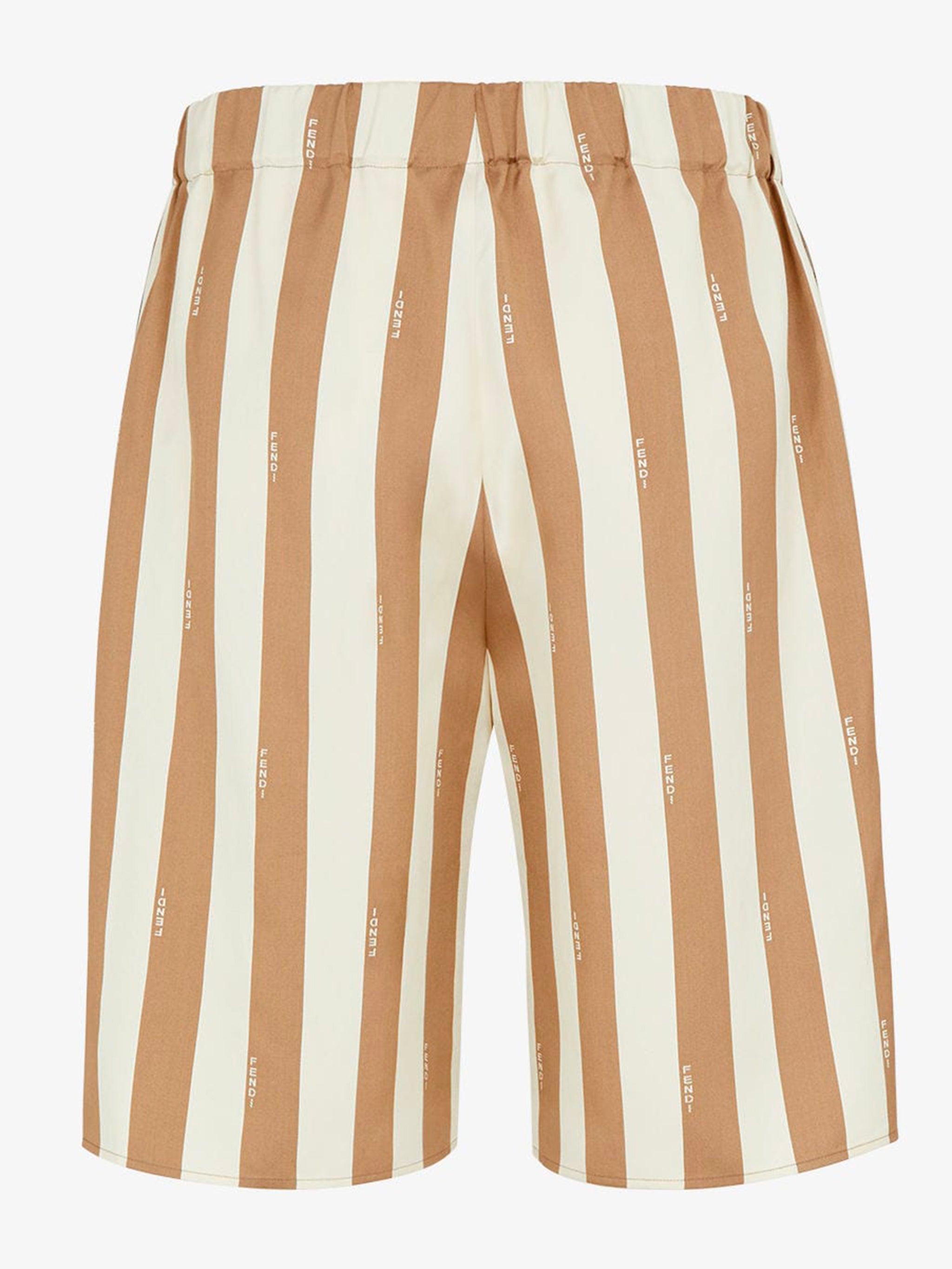 FENDI Silk Pequin Bermuda Shorts - Size 48