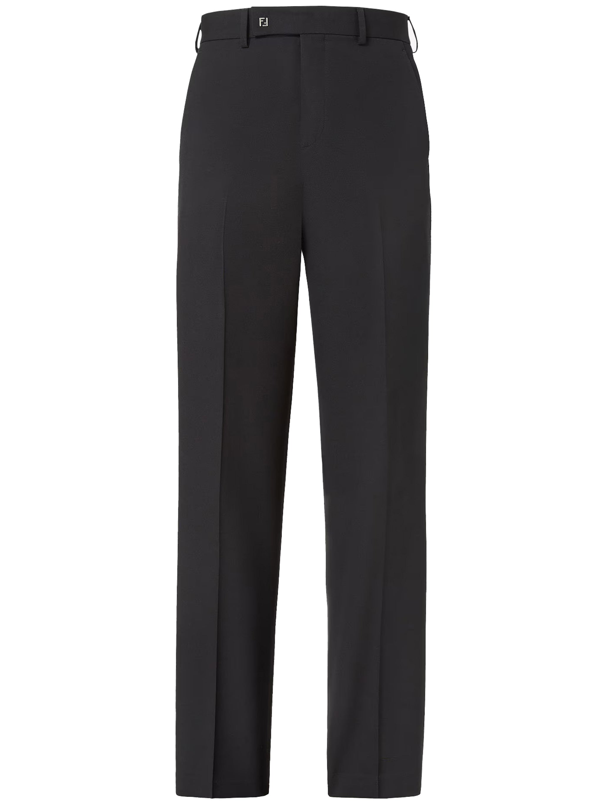 FENDI Cigarette Cut Wool Trousers
