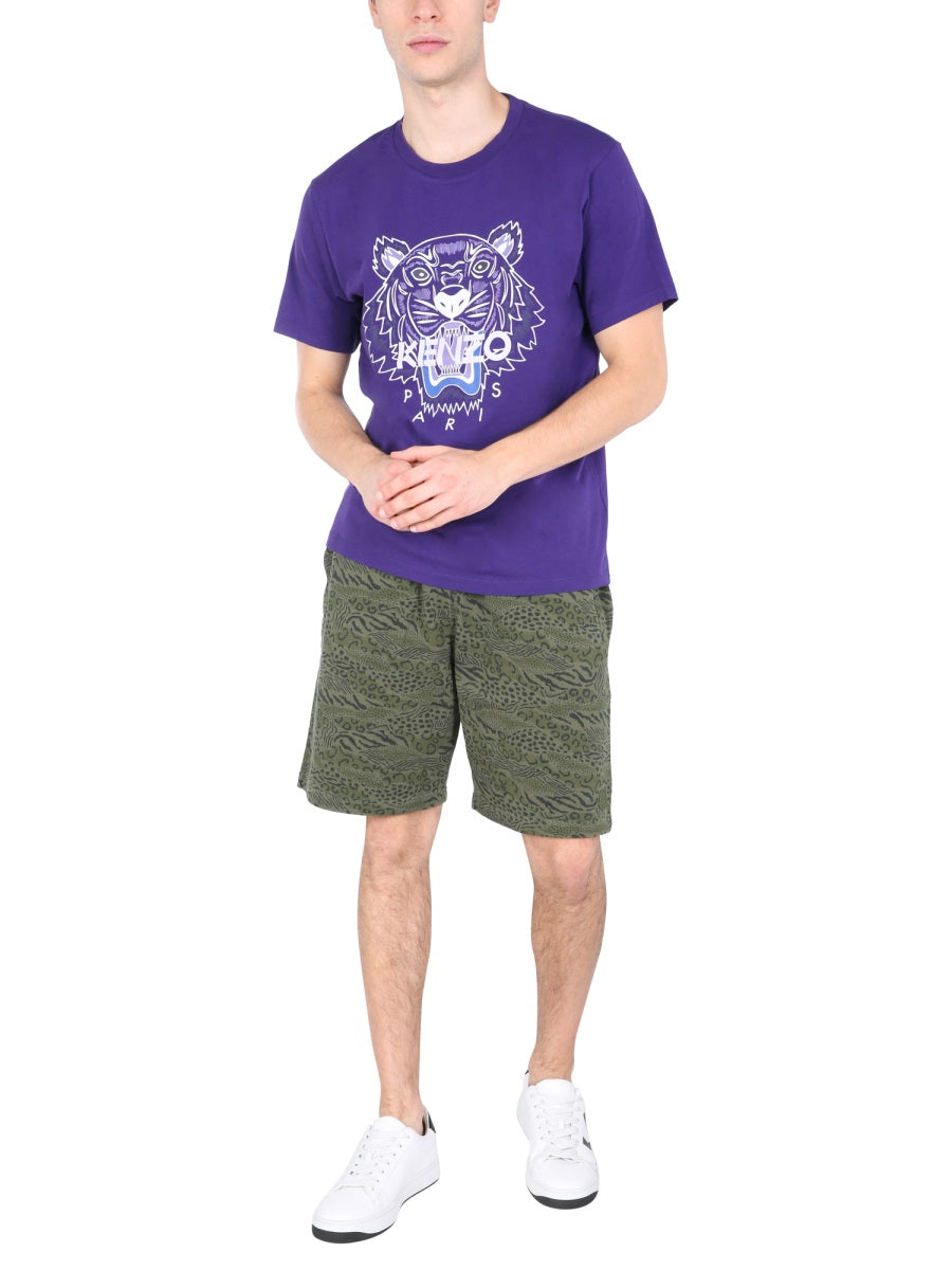 KENZO Men's Animal Print Bermuda Shorts