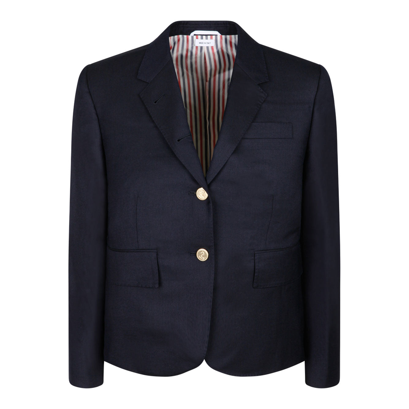 THOM BROWNE Wool Jacket for Women - Classic Outerwear