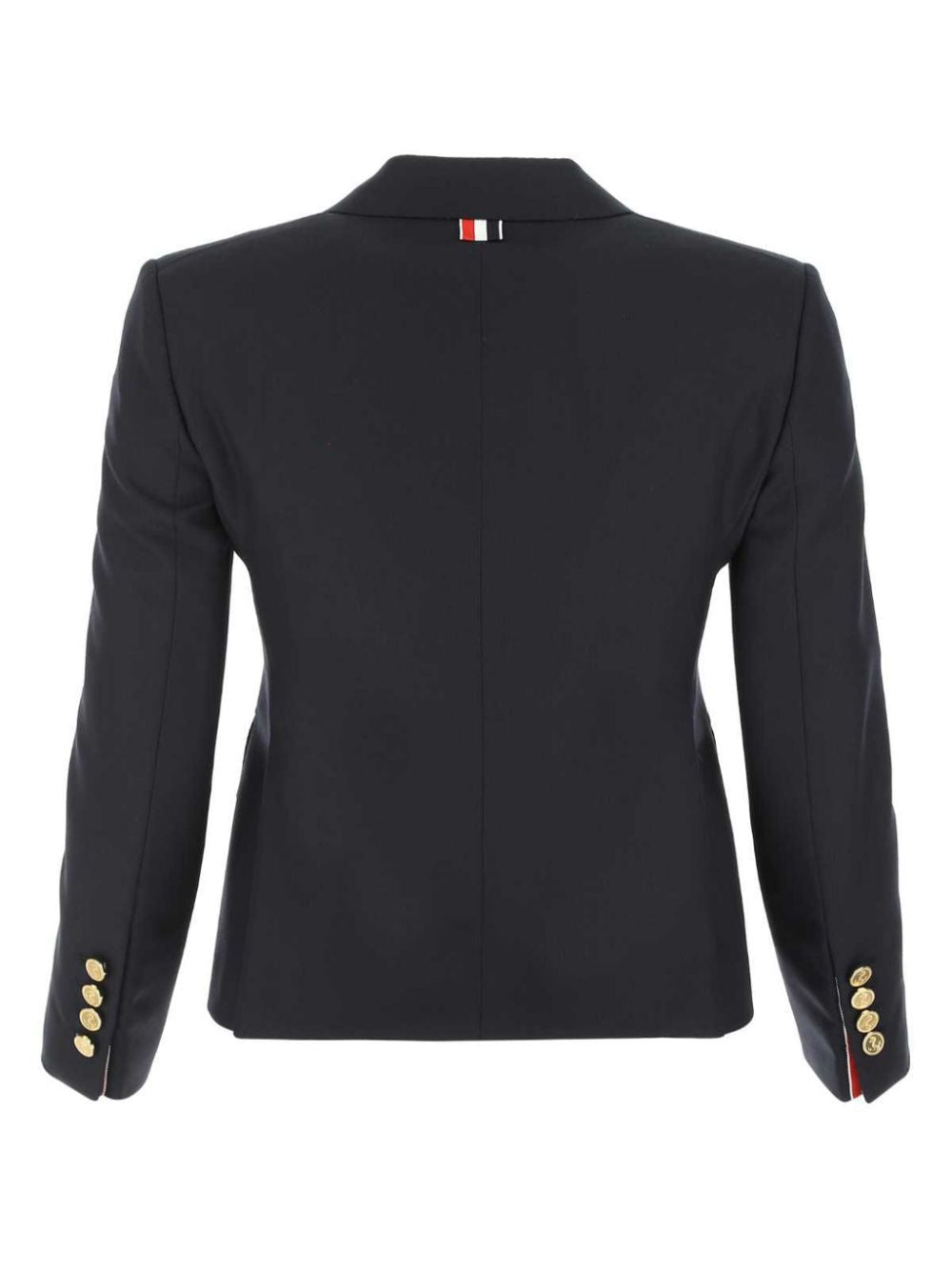THOM BROWNE Cropped Single Breasted Mini Blazer for Women