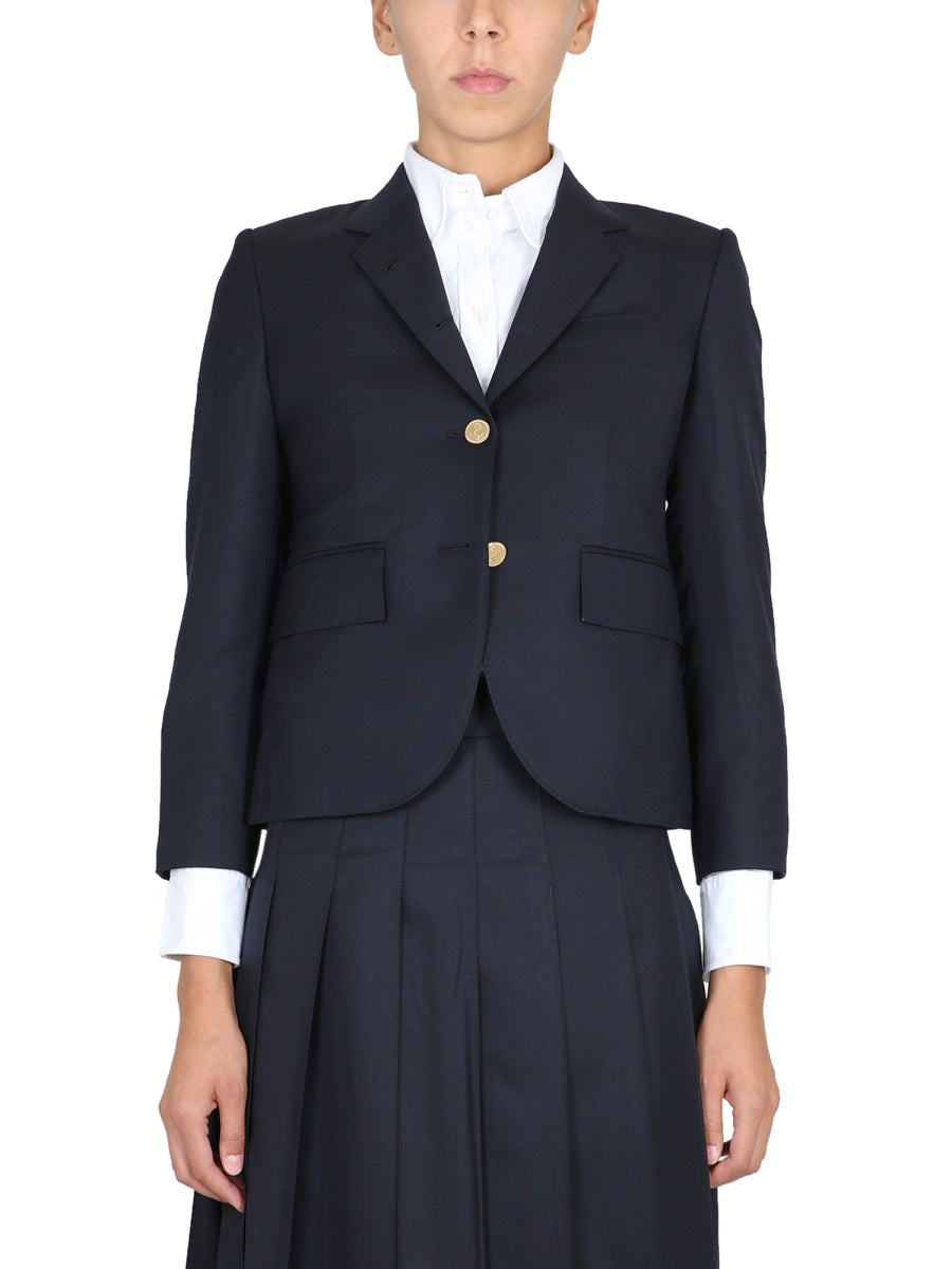 THOM BROWNE 100% Wool Women's Jacket - Autumn/Winter 2024 Collection