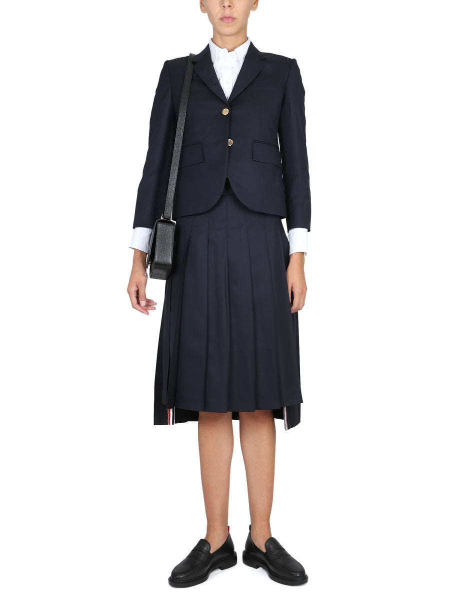 THOM BROWNE 100% Wool Women's Jacket - Autumn/Winter 2024 Collection