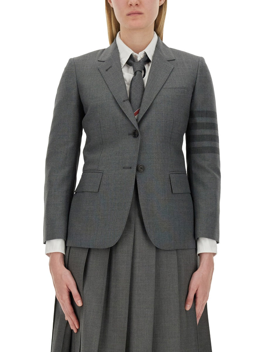 THOM BROWNE Classic Jacket in Regular Fit, Size 40