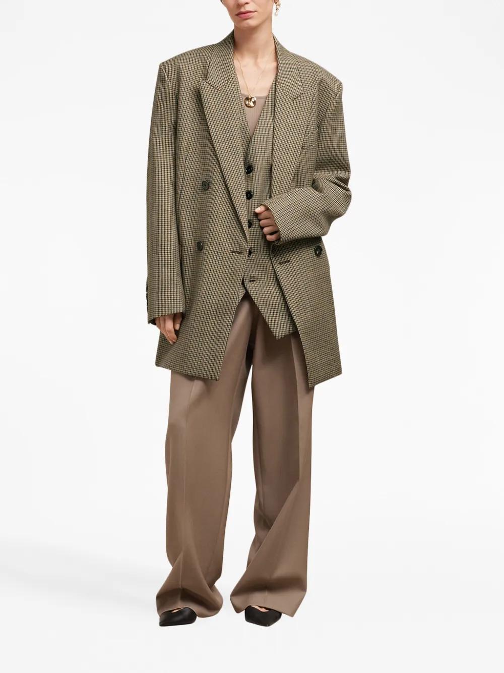 AMI PARIS Double-Breasted Oversized Jacket - Size 34