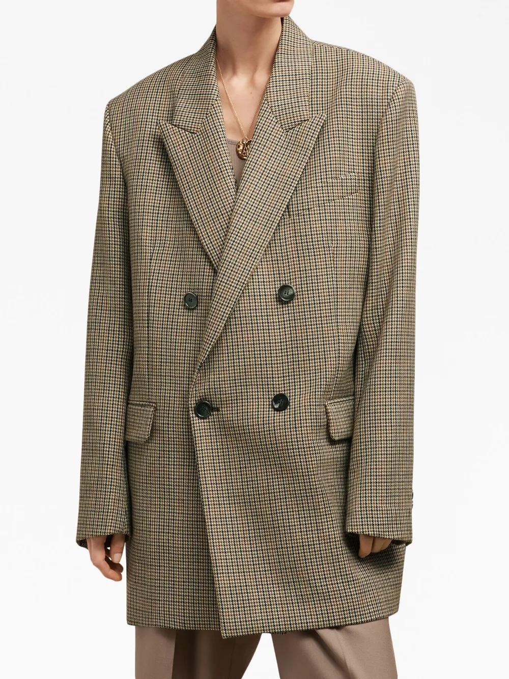 AMI PARIS Double-Breasted Oversized Jacket - Size 34