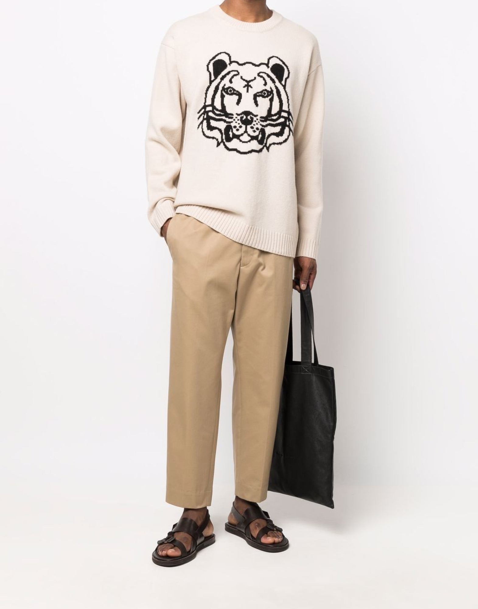 KENZO K-Tiger Logo Long Sleeve Sweater