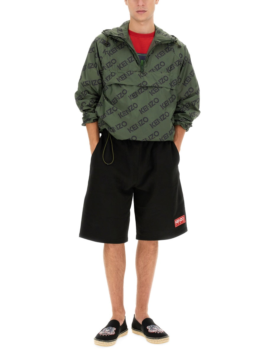 KENZO Monogram Hooded Jacket for Men