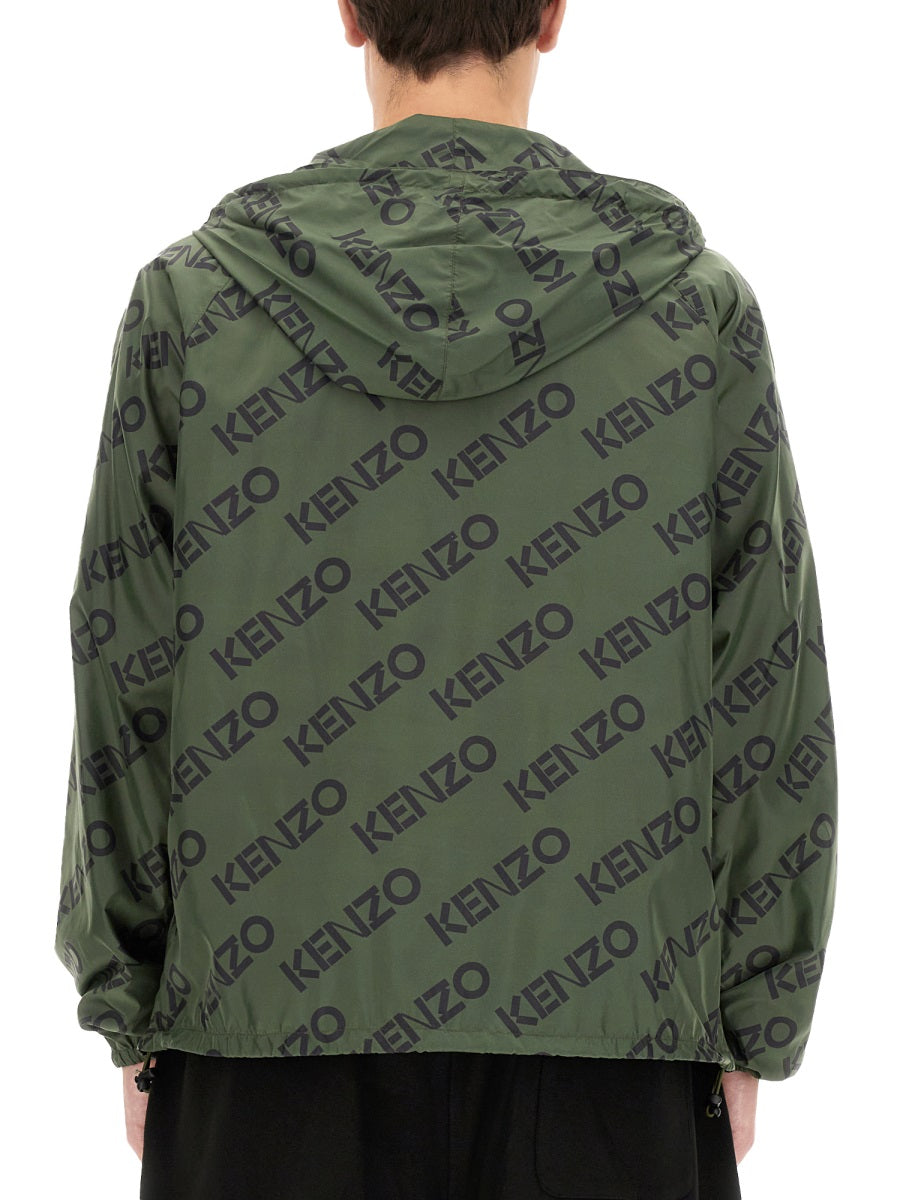 KENZO Monogram Hooded Jacket for Men