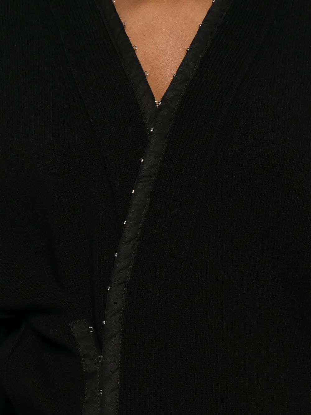 FEDERICO CINA Distressed Corset Cardigan for Women