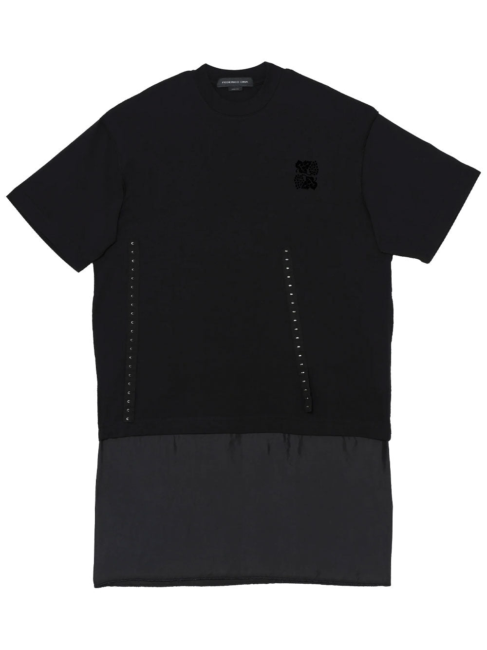 FEDERICO CINA Corset T-Shirt Dress - Mini Length