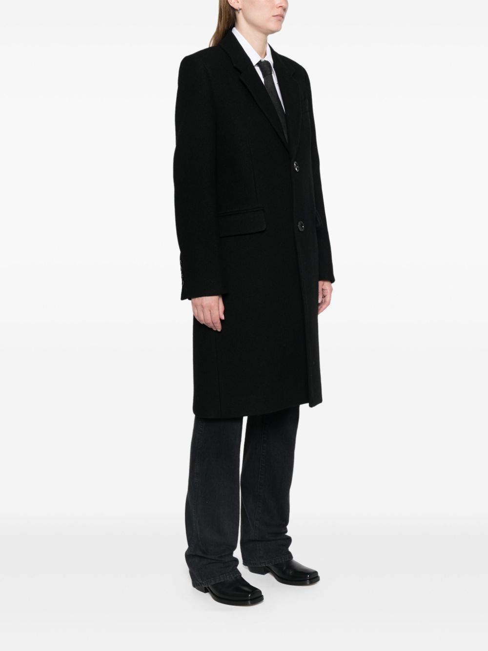 AMI PARIS Wool Single-Breasted Women's Jacket
