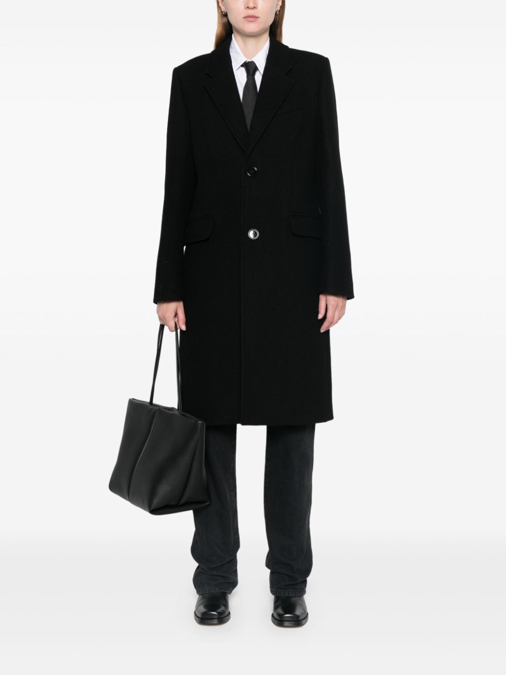 AMI PARIS Wool Single-Breasted Women's Jacket