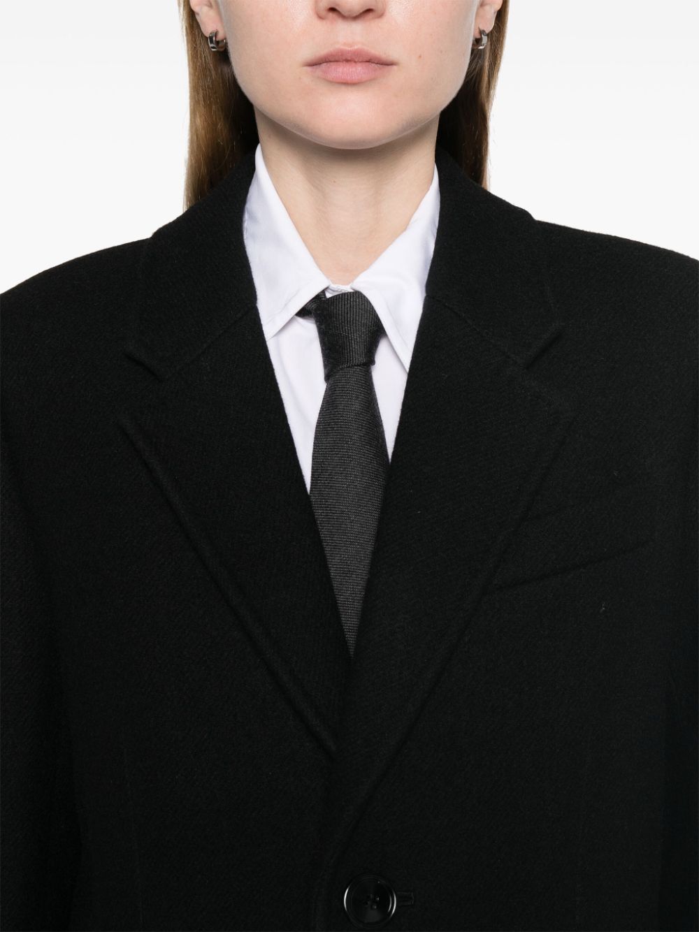 AMI PARIS Wool Single-Breasted Women's Jacket