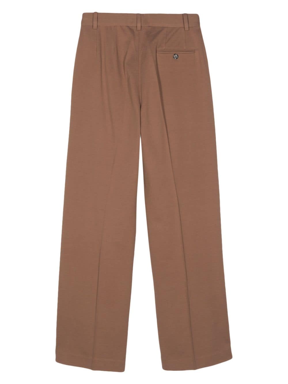 CIRCOLO 1901 Low-Rise Straight Leg Trousers with Dart Detailing