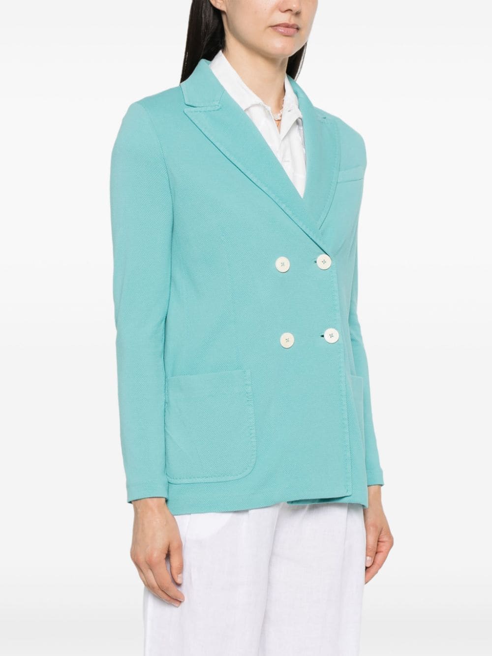 CIRCOLO 1901 Double-Breasted Oxford Jacket for Women