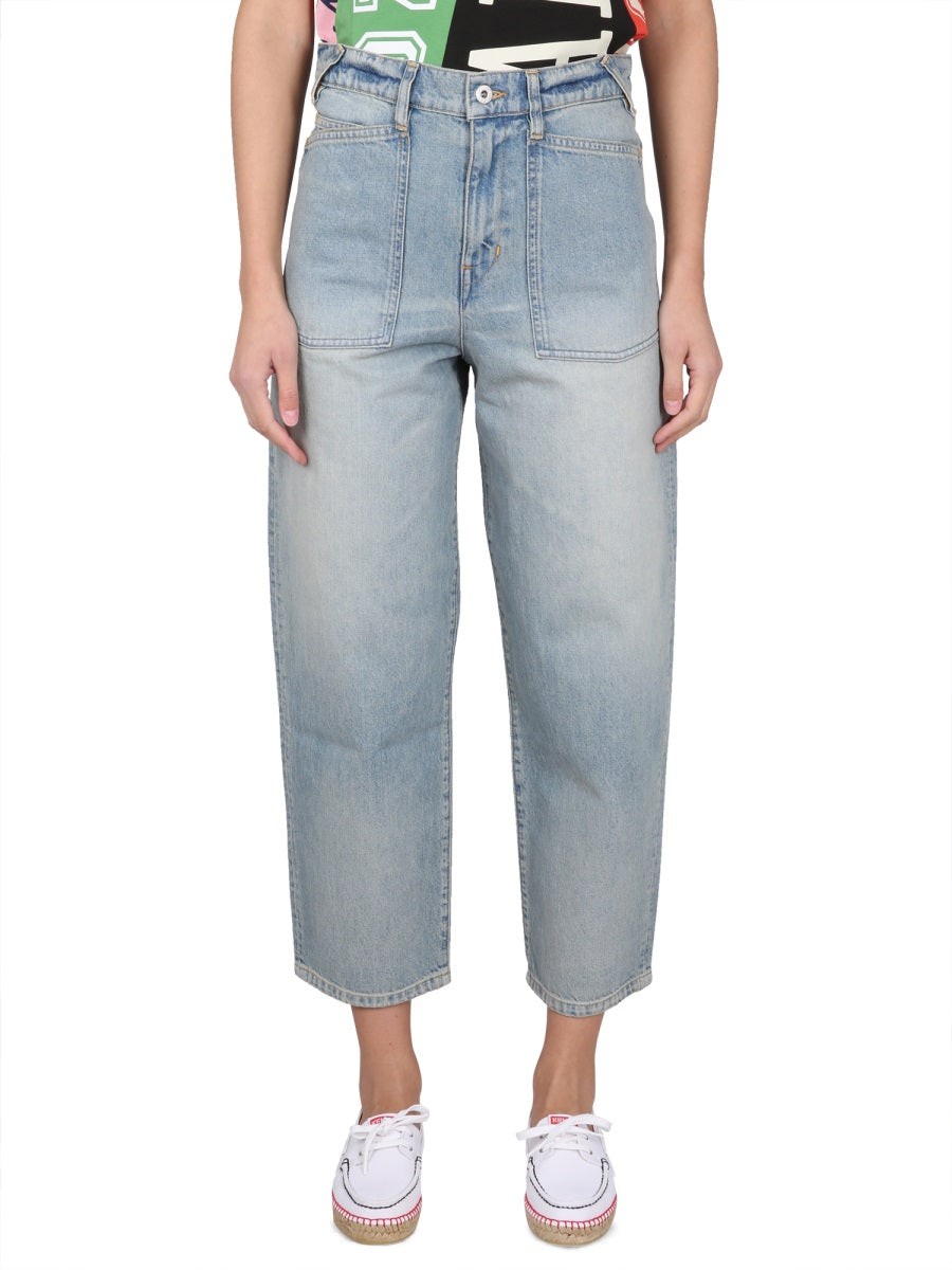 KENZO Elevated Carrot Fit Jeans for Women