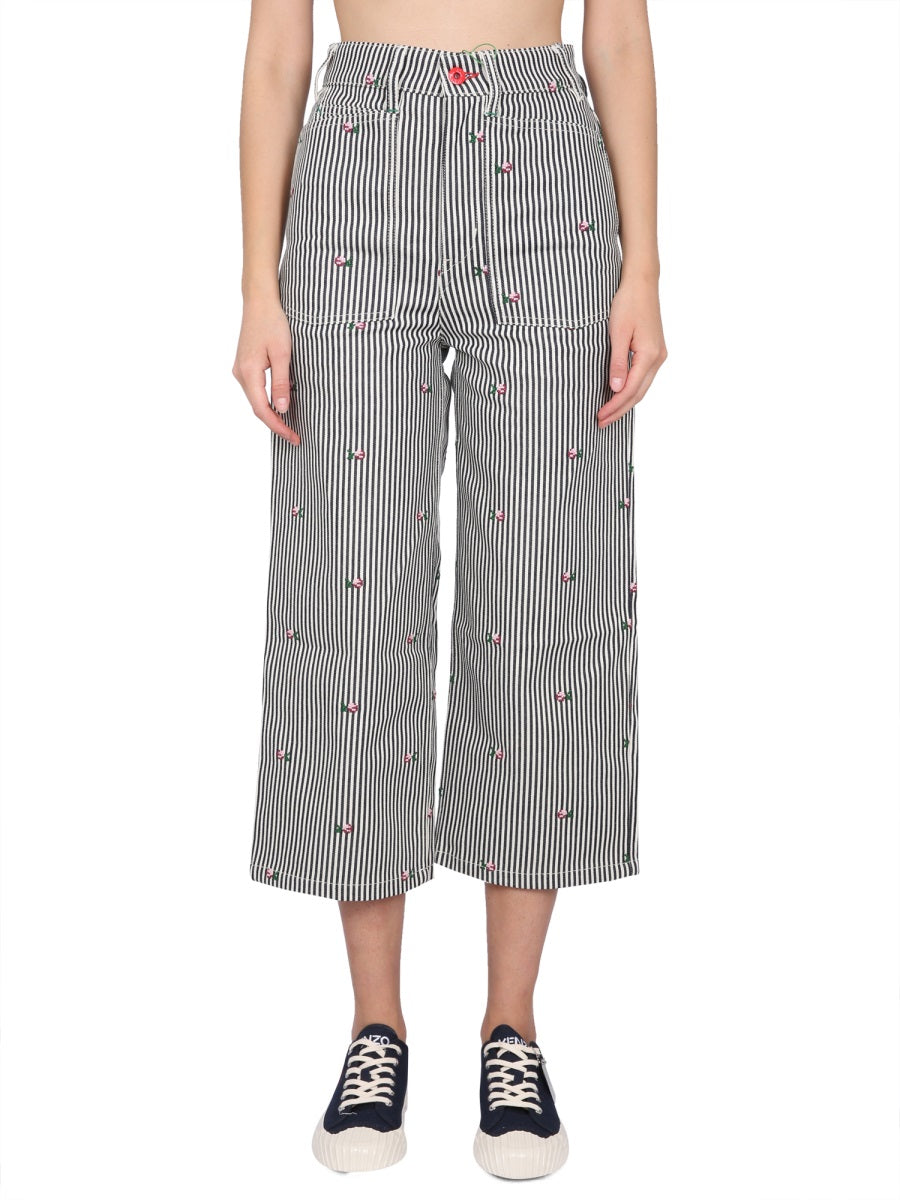 KENZO Trendy Cropped Fit Jeans for Women