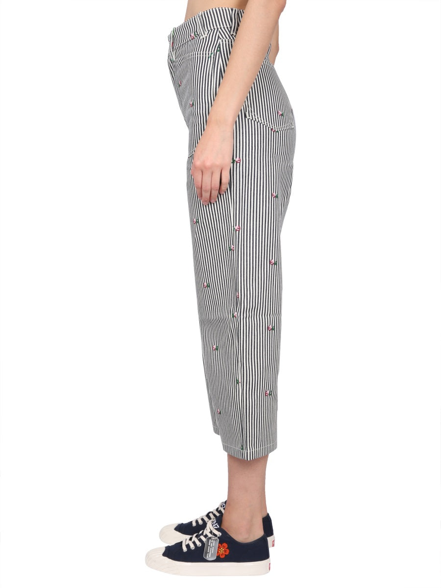 KENZO Trendy Cropped Fit Jeans for Women
