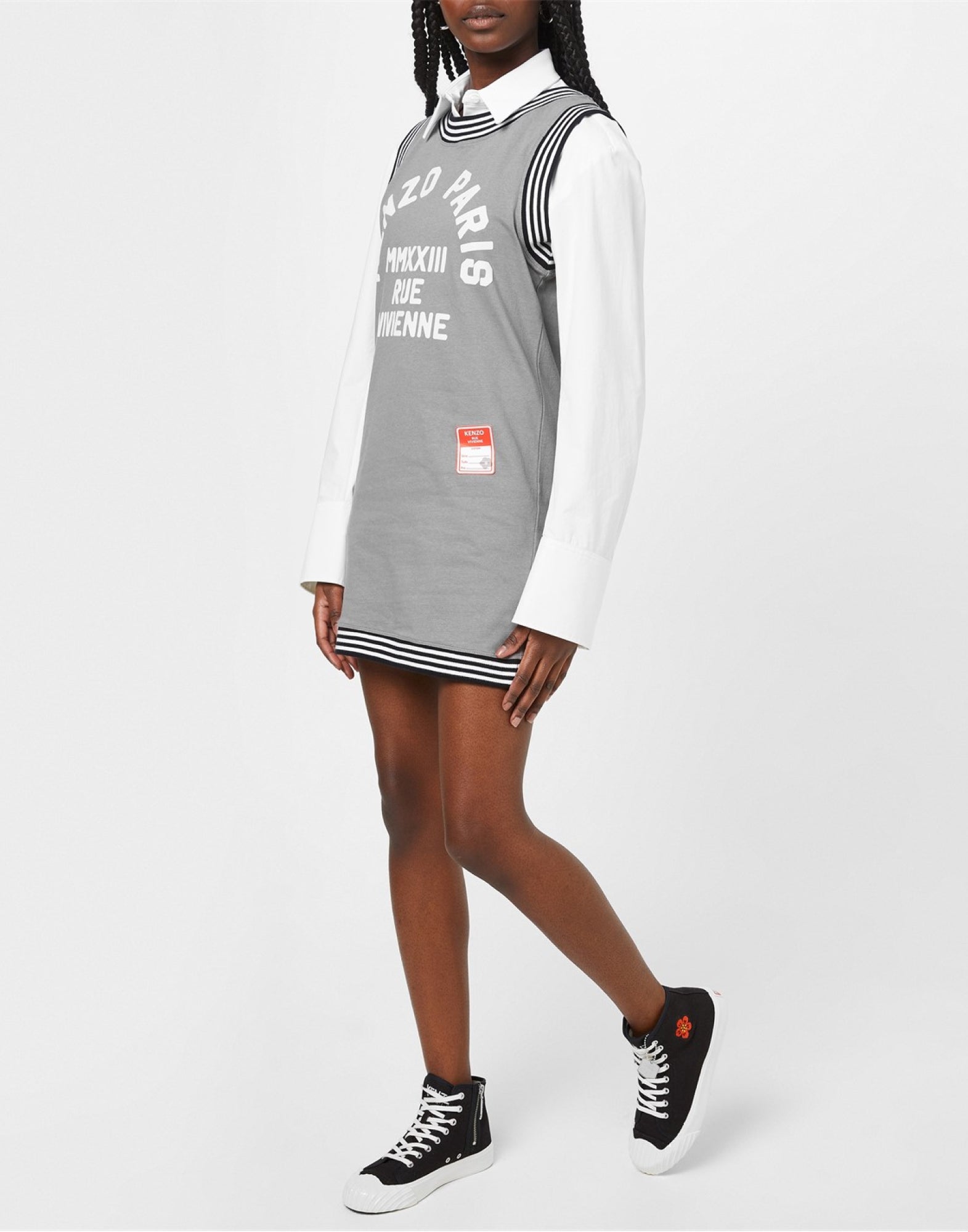 KENZO Floral Hi-Top Sneakers for Women - SS25 Collection