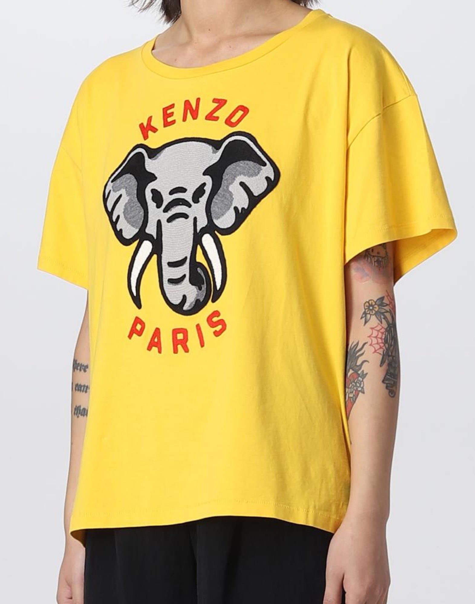 KENZO Relaxed Fit Elephant Logo T-Shirt - Women's