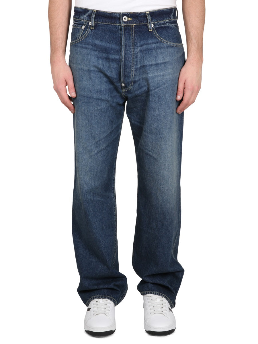 KENZO Relaxed Fit Jeans for Men