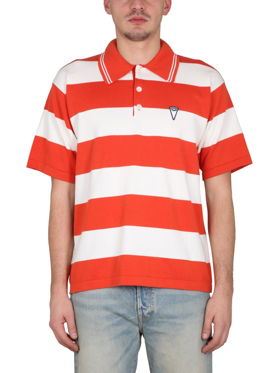 KENZO Nautical Stripes Classic Polo Shirt