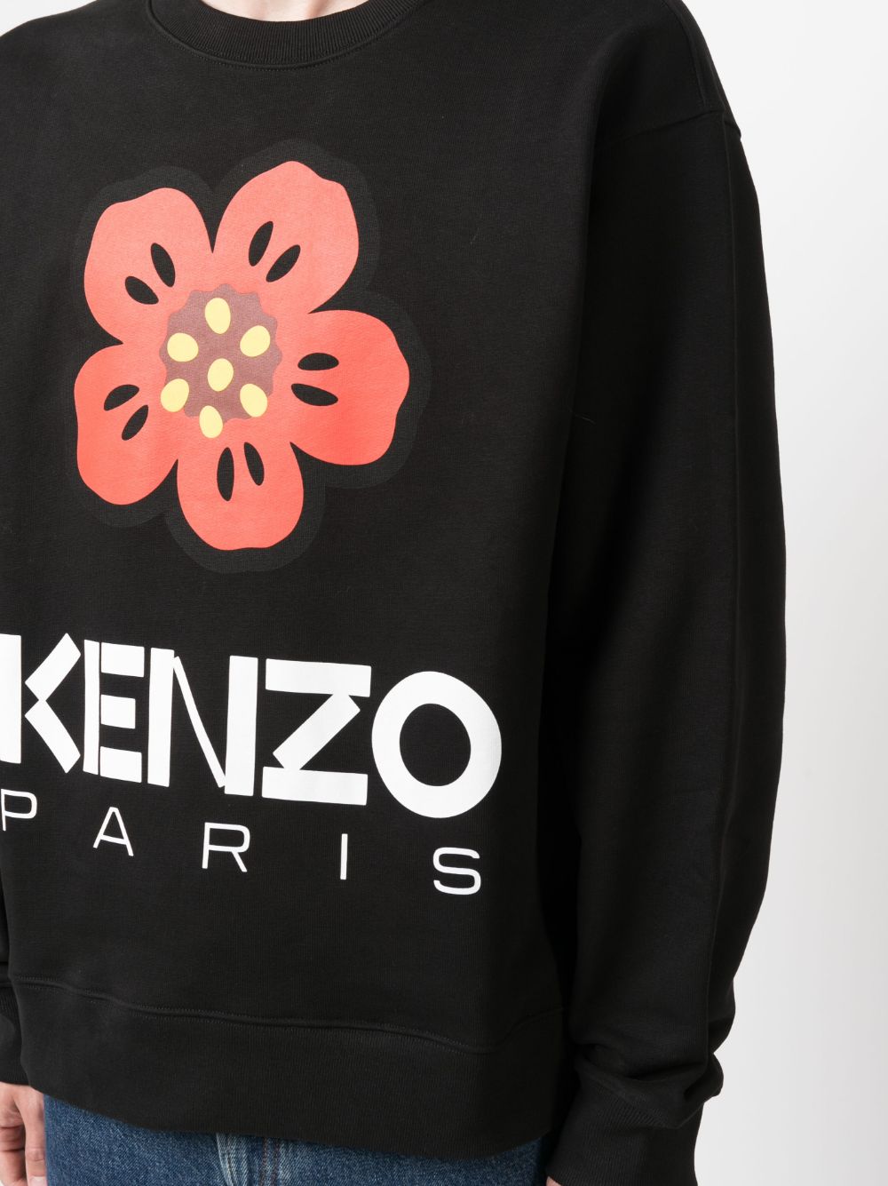 KENZO Fashionable Flower Boke Sweatshirt - Regular Fit (Size L)