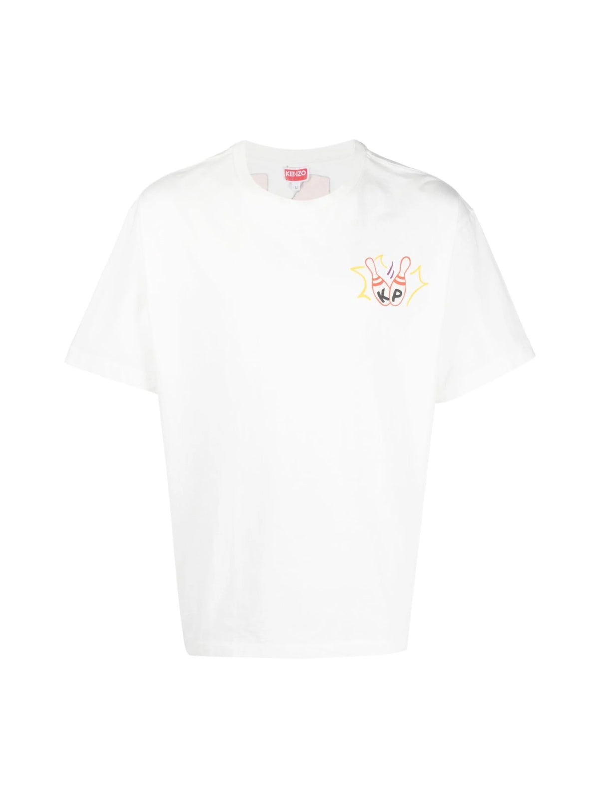 KENZO Oversized Bowling Team Logo T-Shirt - Short Sleeve