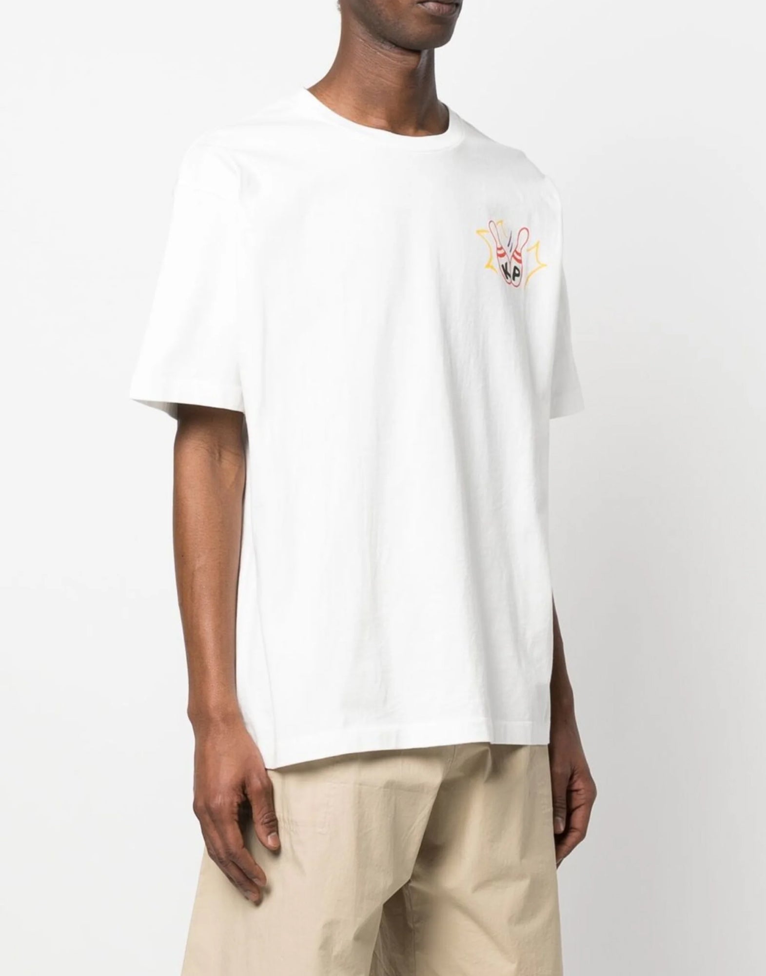 KENZO Oversized Bowling Team Logo T-Shirt - Short Sleeve