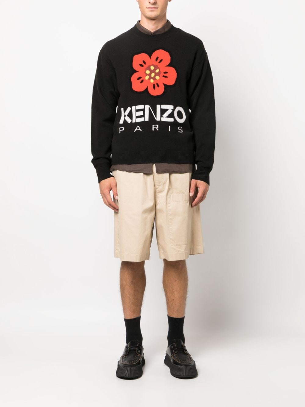 KENZO Embroidered Boke Flower T-Shirt - Regular Fit Size L