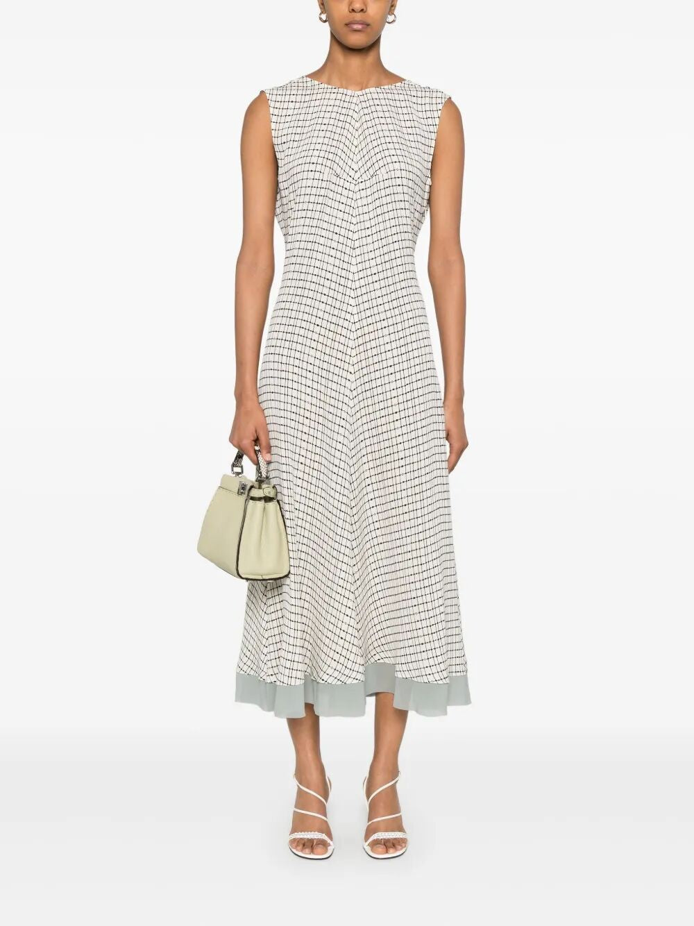 FENDI Printed Crepe Mini Dress for Women - SS25 Collection