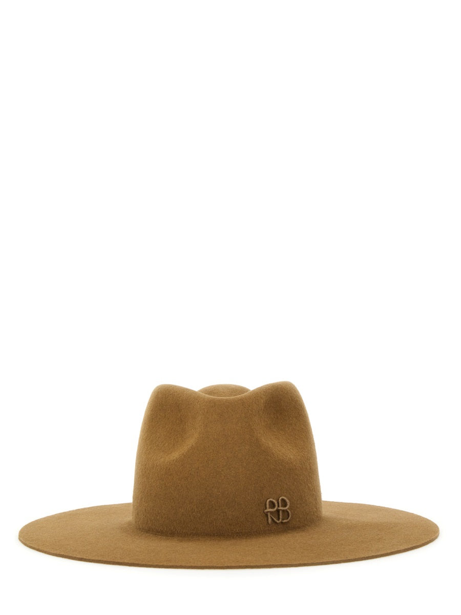 RUSLAN BAGINSKIY Sophisticated Felt Hat for Women