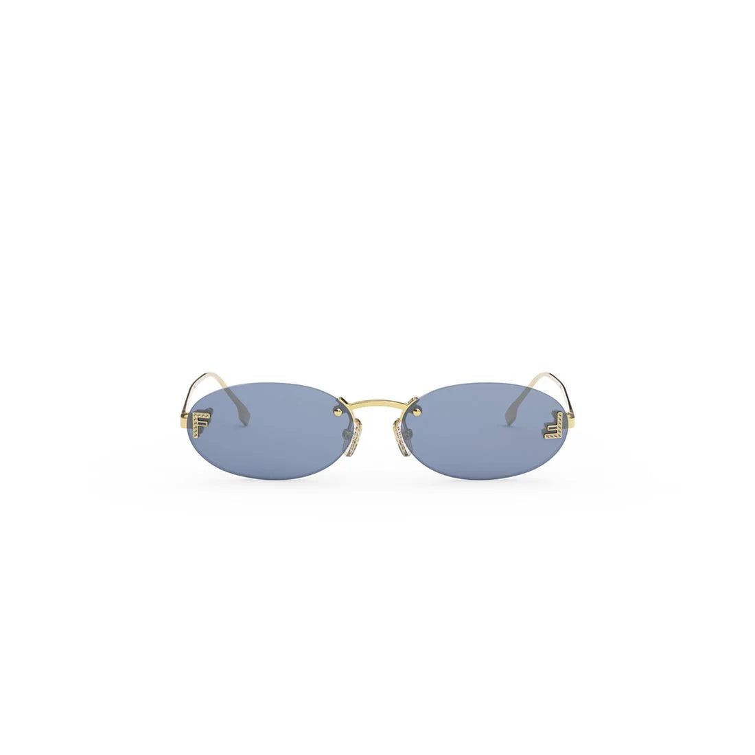 FENDI Mini Crystal Frame Sunglasses for Women