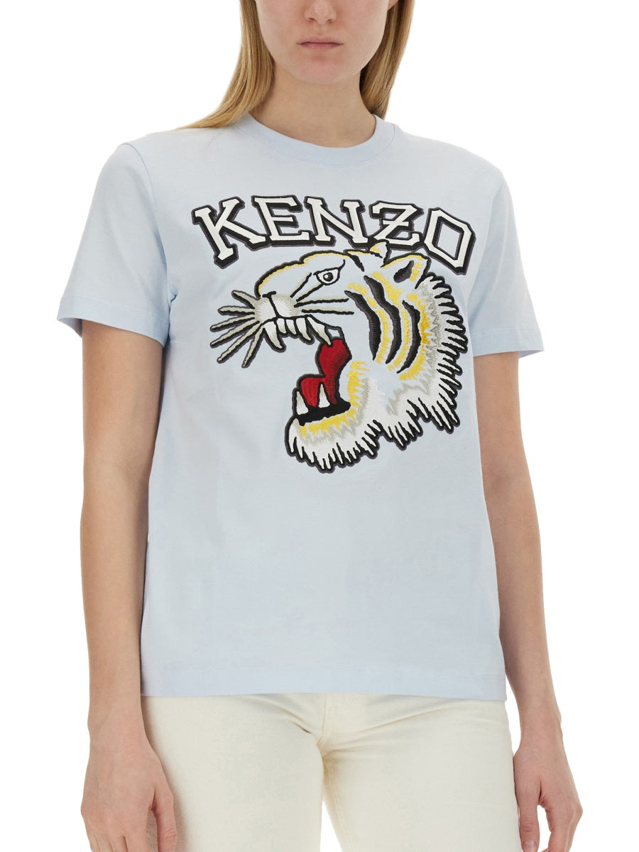 KENZO Embroidered Tiger T-Shirt - Regular Fit, Size S