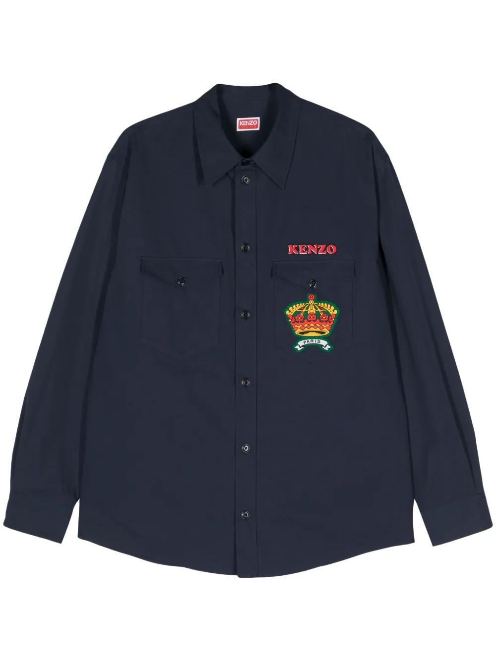 KENZO Men's Classic Cotton Shirt - Summer Fit