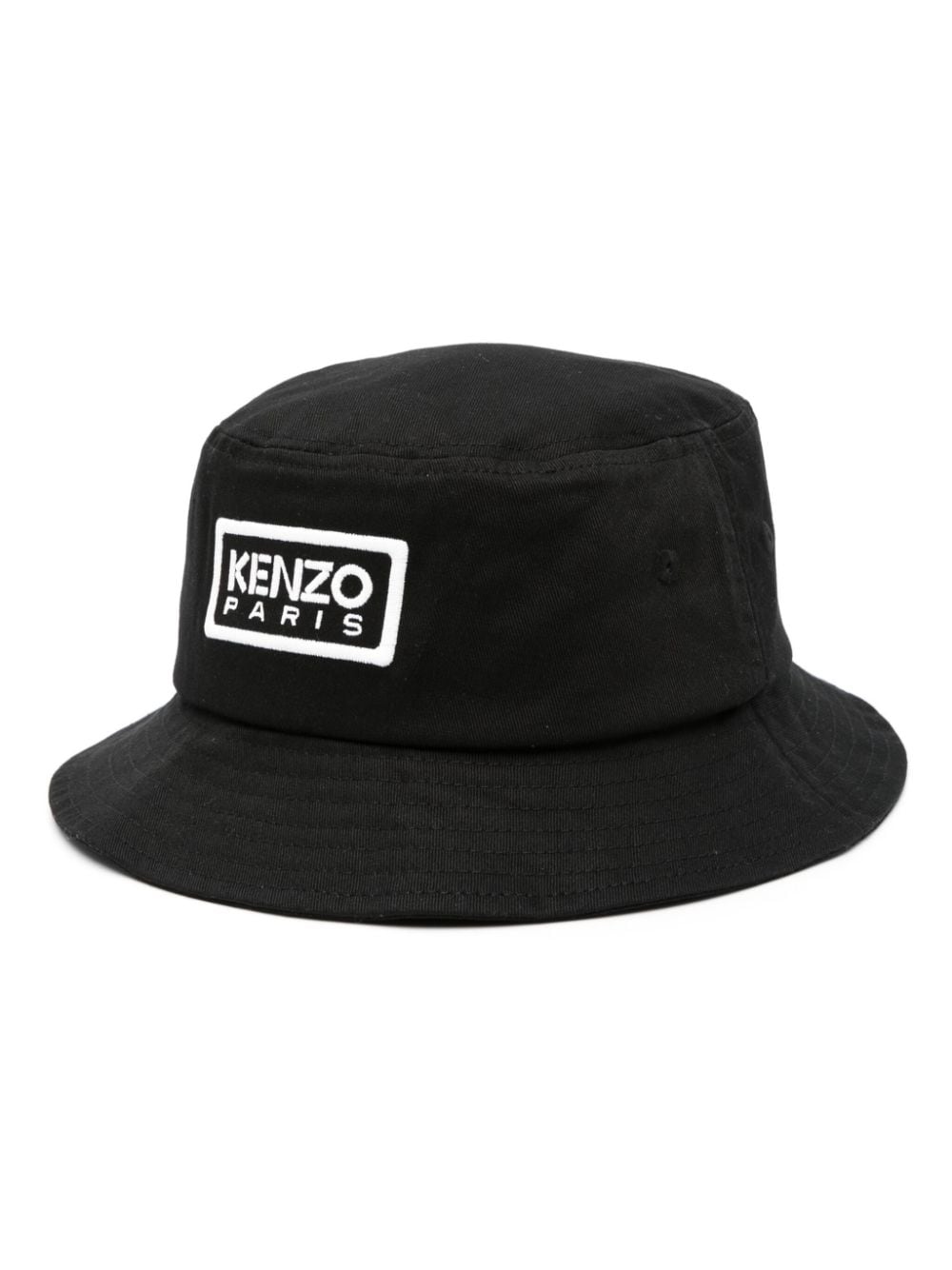 KENZO Embroidered Logo Cotton Bucket Hat