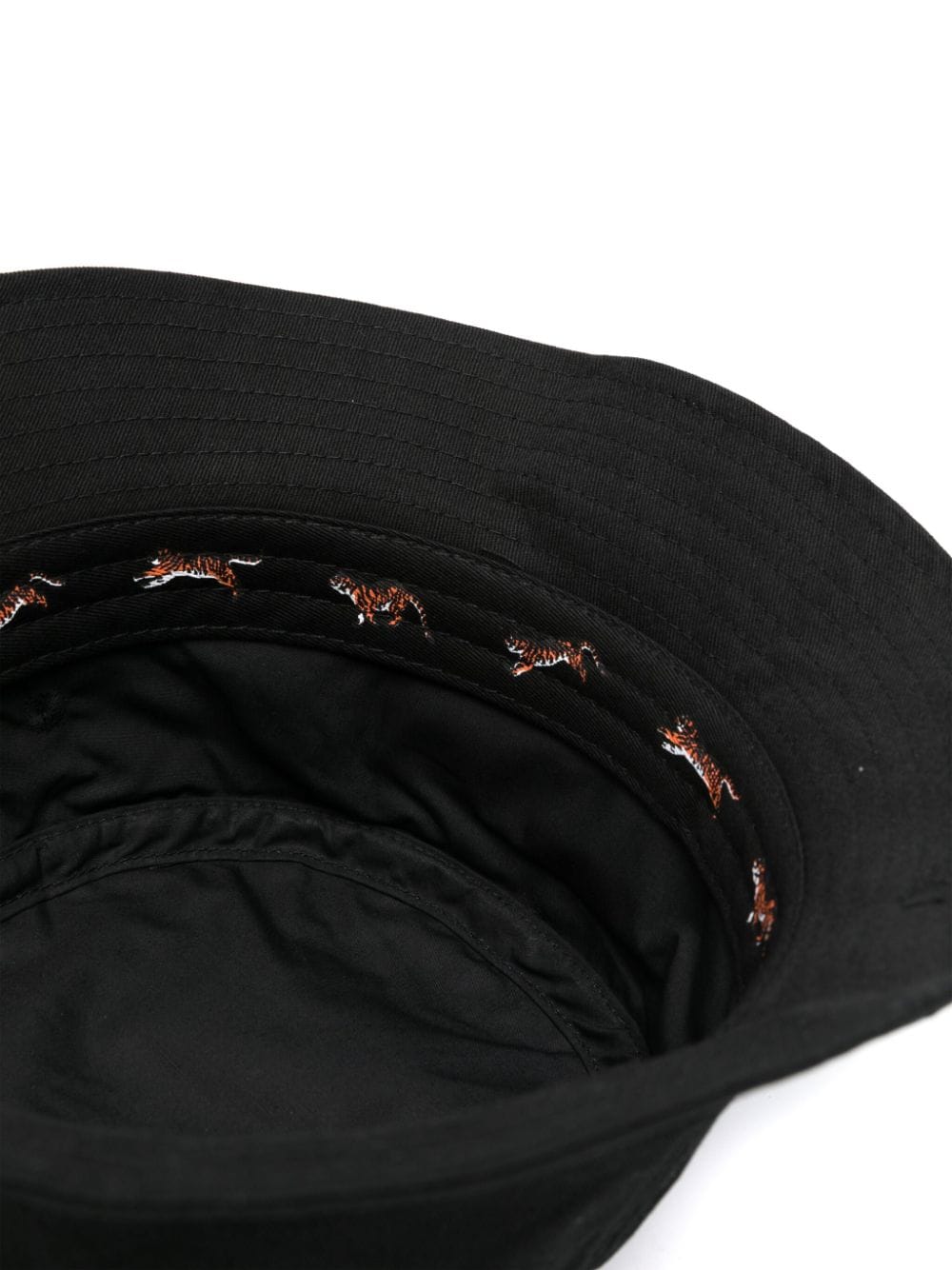 KENZO Embroidered Logo Cotton Bucket Hat